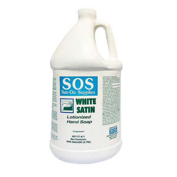 Saveon Supplies White Satin - Lotionized Hand Soap